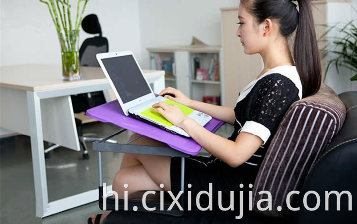 Plastic folding lap desk